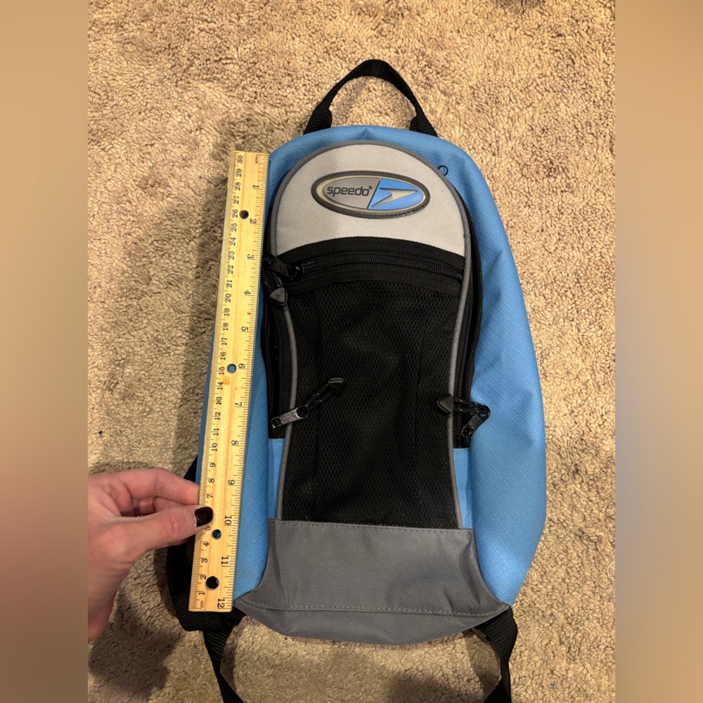 Speedo Blue and Gray Backpack
